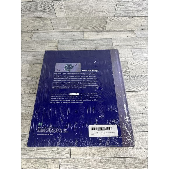 Genetics A Conceptual Approach Hardcover Fifth Edition By Benjamin A. Pierce - Picture 2 of 2